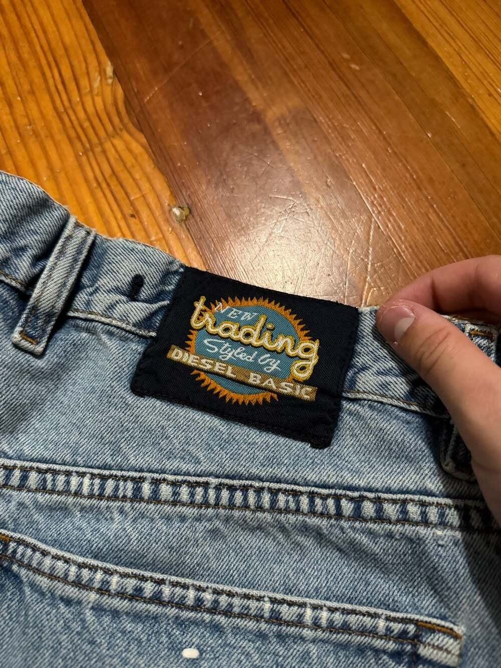 Vintage Diesel Basic Denim Jeans Light Wash Baggy Fit